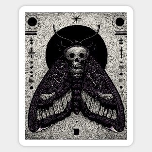 Gothic Hawkmoth - The Occult Messenger Sticker